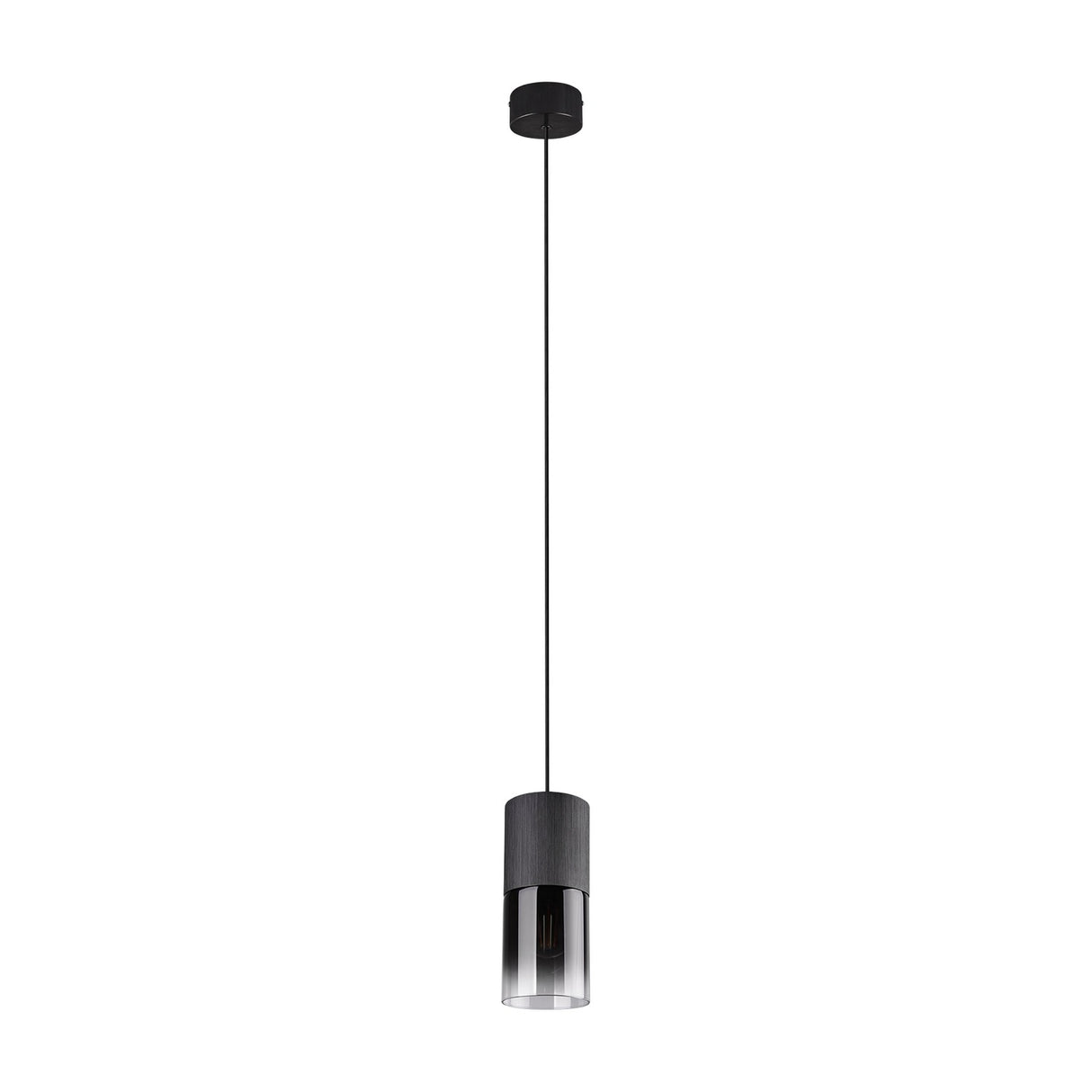 Robin Glass Pendant – Matt Black