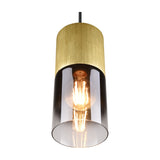 Robin Glass Pendant – Satin Brass