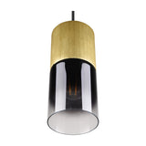 Robin Glass Pendant – Satin Brass