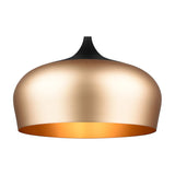 Chiron Dome Pendant – Black & Brass