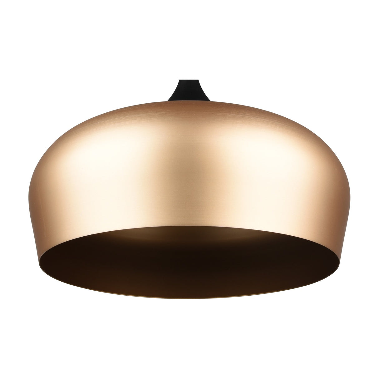 Chiron Dome Pendant – Black & Brass