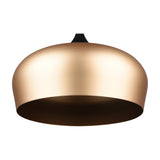 Chiron Dome Pendant – Black & Brass