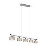 Kaprun 5 Light Linear Chandelier – Chrome