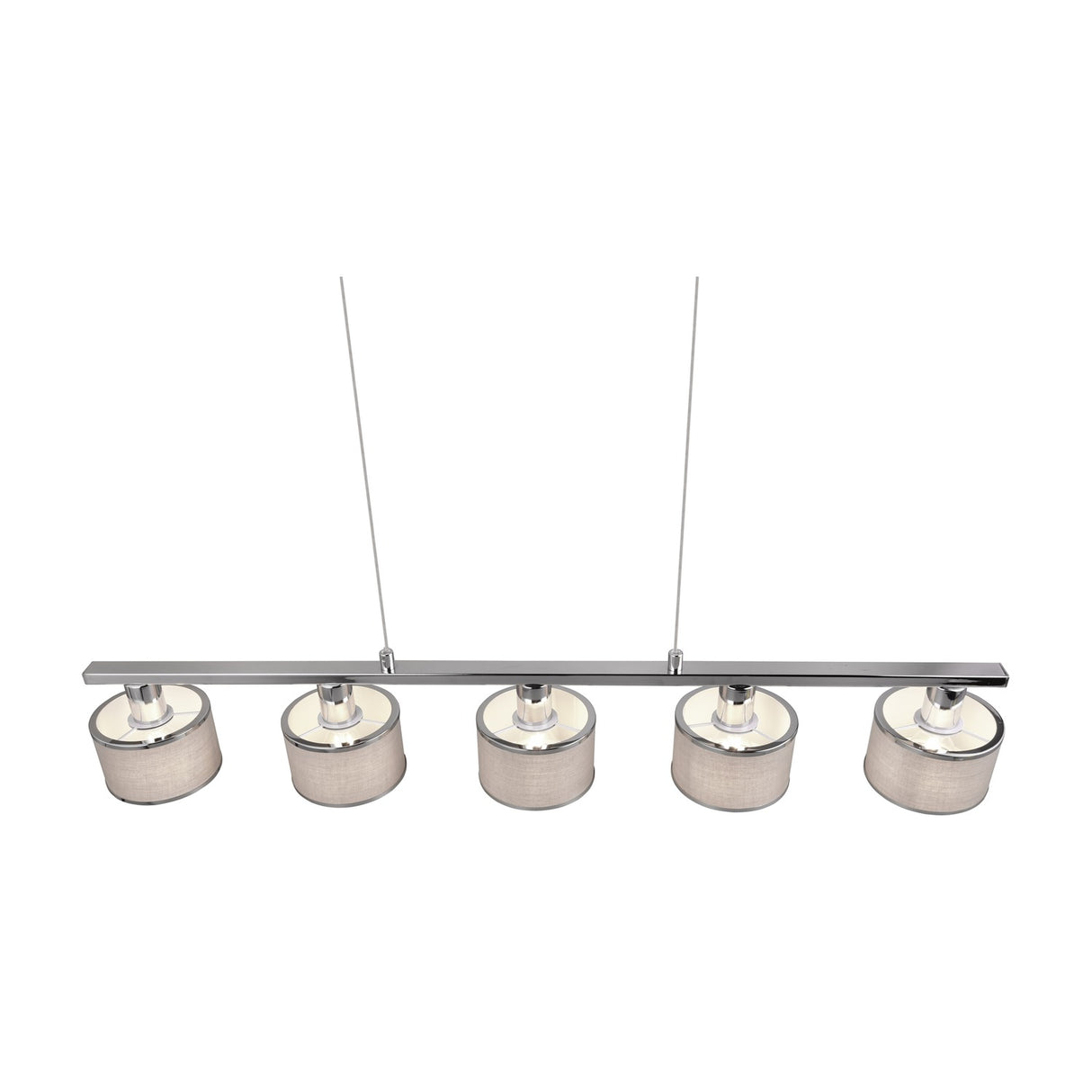 Kaprun 5 Light Linear Chandelier – Chrome