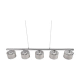 Kaprun 5 Light Linear Chandelier – Chrome