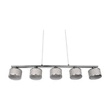Kaprun 5 Light Linear Chandelier – Chrome