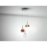 Charlize 3 Light Dimmable LED Cluster Pendant 18W 3000K - Multicoloured