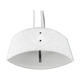 Elisa 2 Light Glass Chandelier – Chrome