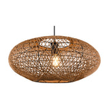 Hedda Rattan Pendant – Matt Black