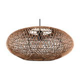 Hedda Rattan Pendant – Matt Black