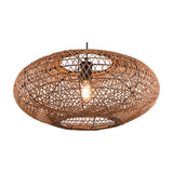 Hedda Rattan Pendant – Matt Black