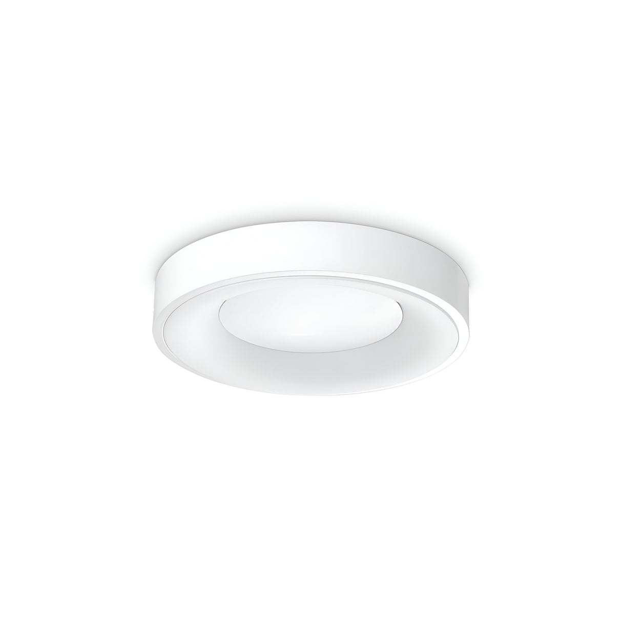 The Solisca LED Ceiling & Wall Light 17W 3000K in white, with its circular, modern design and smooth surface, offers diffused lighting that complements contemporary interiors. Its minimalist elegance and energy-efficient features make it ideal for eco-conscious spaces.