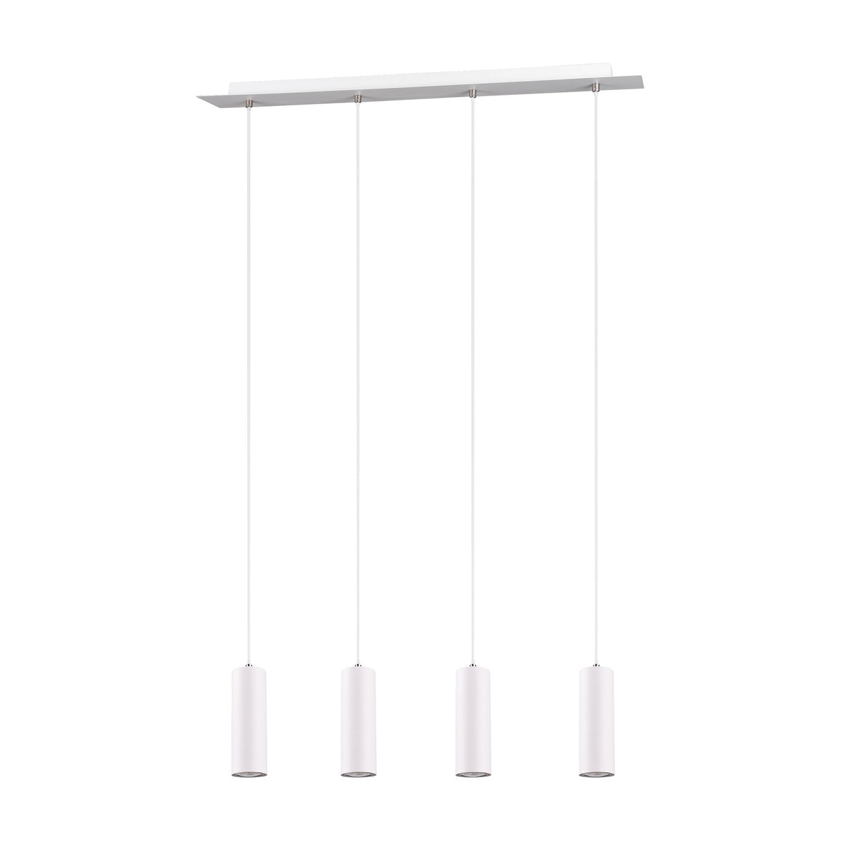Marley 4 Light Linear Chandelier – White
