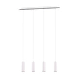 Marley 4 Light Linear Chandelier – White