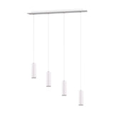 Marley 4 Light Linear Chandelier – White
