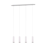 Marley 4 Light Linear Chandelier – White