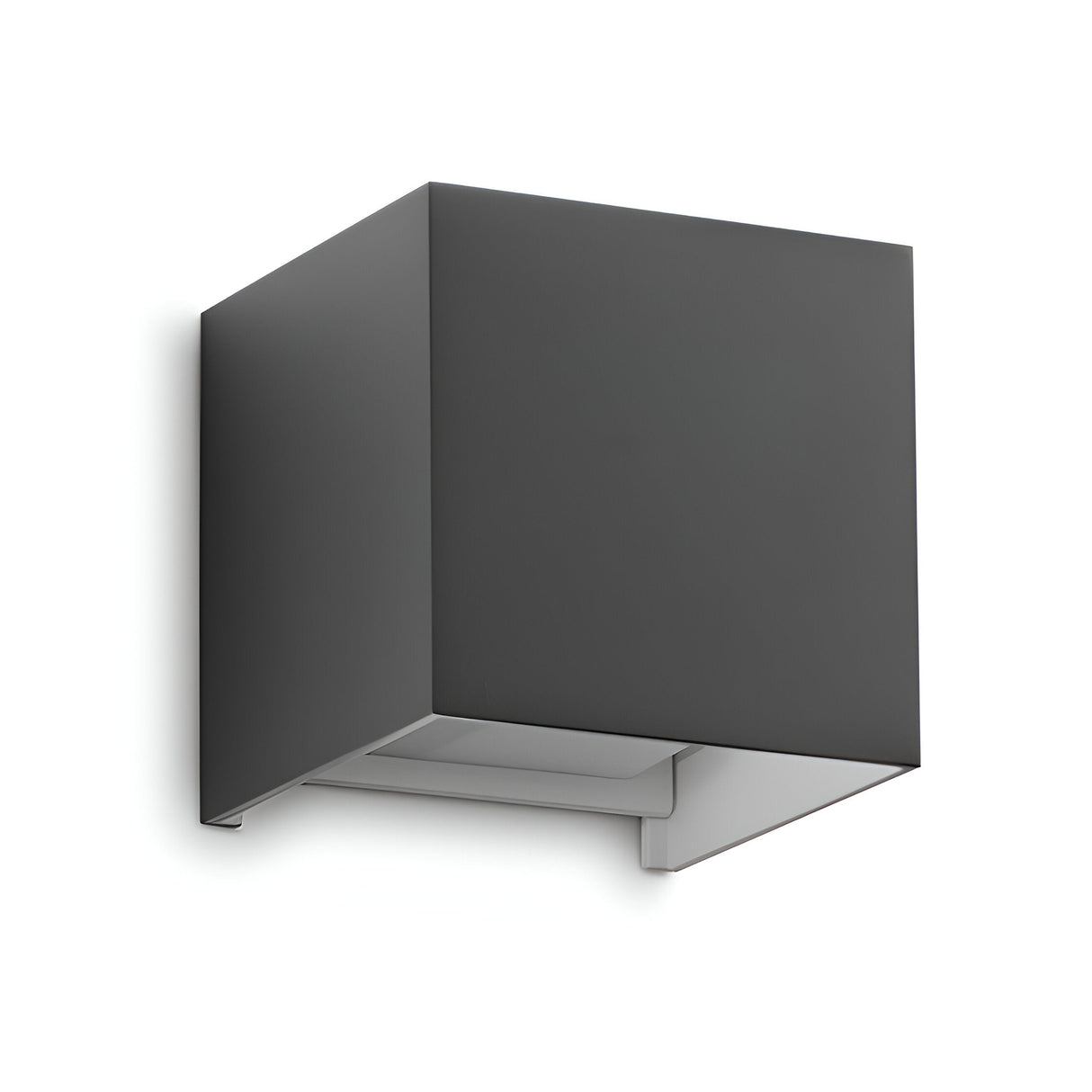 The Flareon LED Outdoor 12W 3000K Wall Light, featuring a compact 10cm grey cube design, offers a minimalist aesthetic ideal for contemporary exteriors. Its open bottom design directs light downward, improving energy efficiency while providing a stylish addition to your outdoor space.