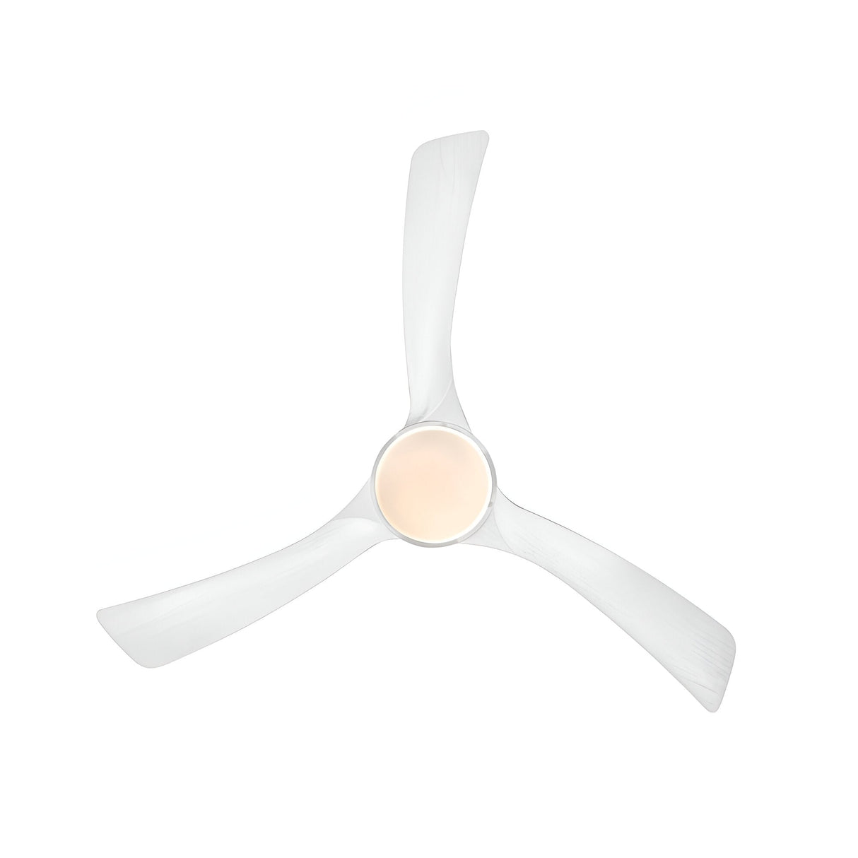 Aspas CCT Dimmable LED Wood Ceiling Fan Light - White