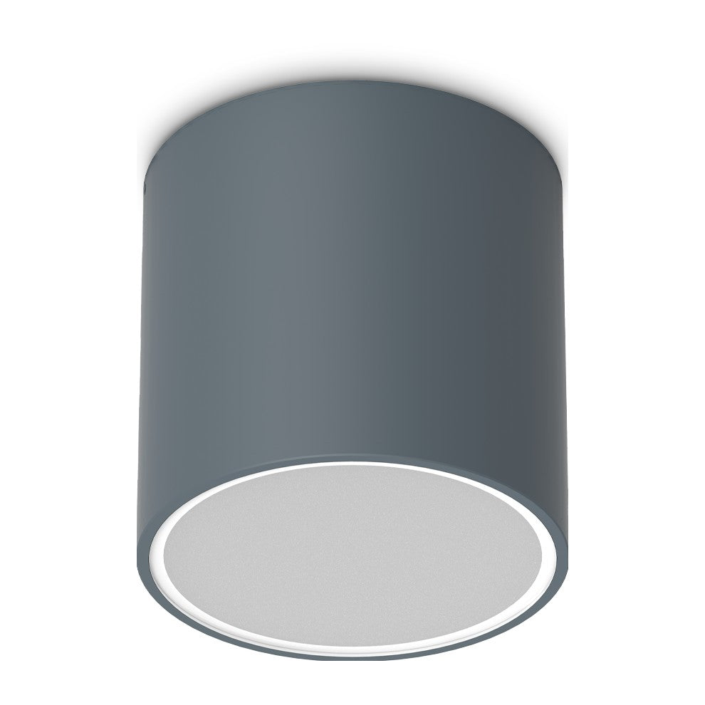 Techo anthracite round outdoor ceiling light