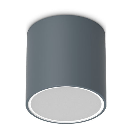 Techo anthracite round outdoor ceiling light