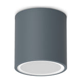 Techo Round Outdoor Ceiling Light 90mm - Anthracite