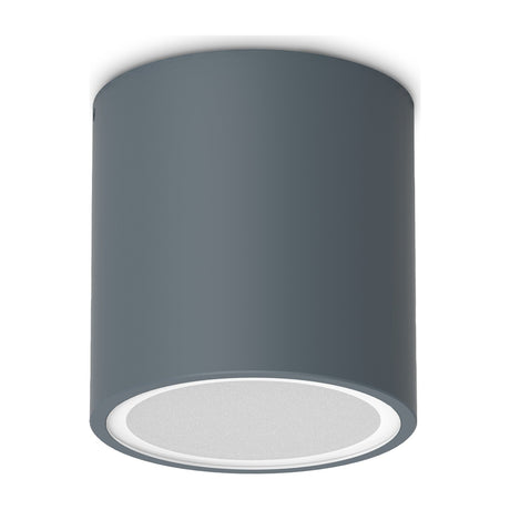 Techo Round Outdoor Ceiling Light 90mm - Anthracite