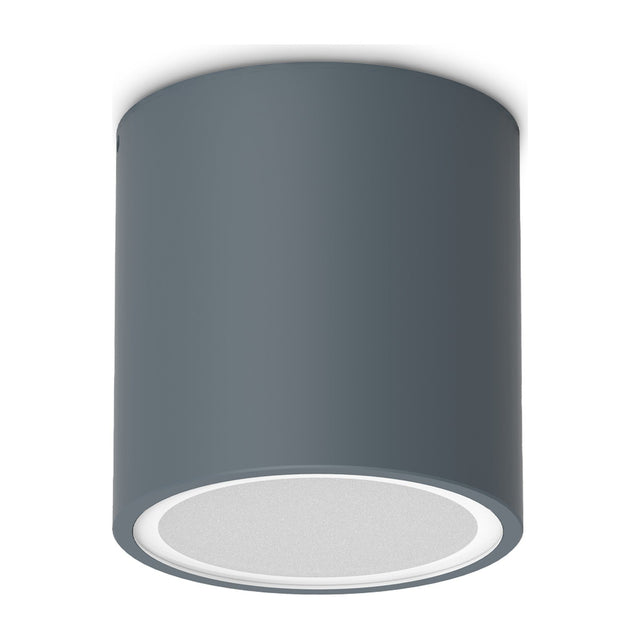 Techo Round Outdoor Ceiling Light 90mm - Anthracite