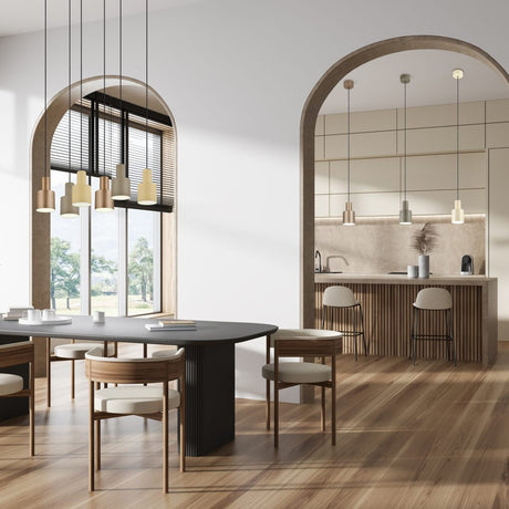 Agudo Tube Pendant – Fawn