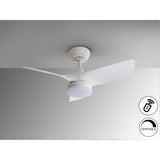 Tropic CCT Dimmable LED Ceiling Fan Light - White