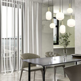 Diva 6 Light Linear Chandelier – Satin Brass