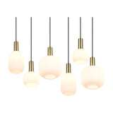 Diva 6 Light Linear Chandelier – Satin Brass