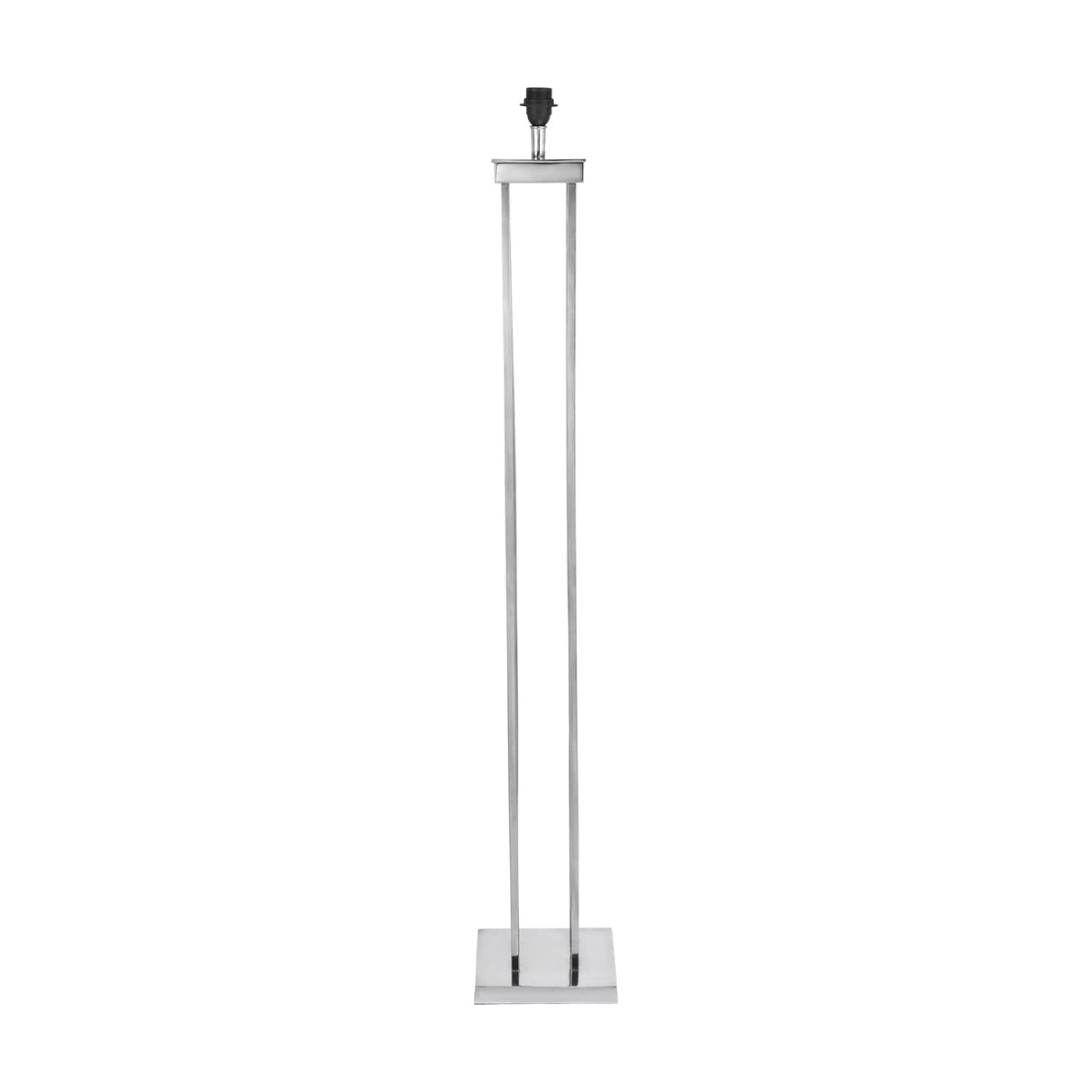 Langston Nickel Column Floor Lamp Base - 144cm