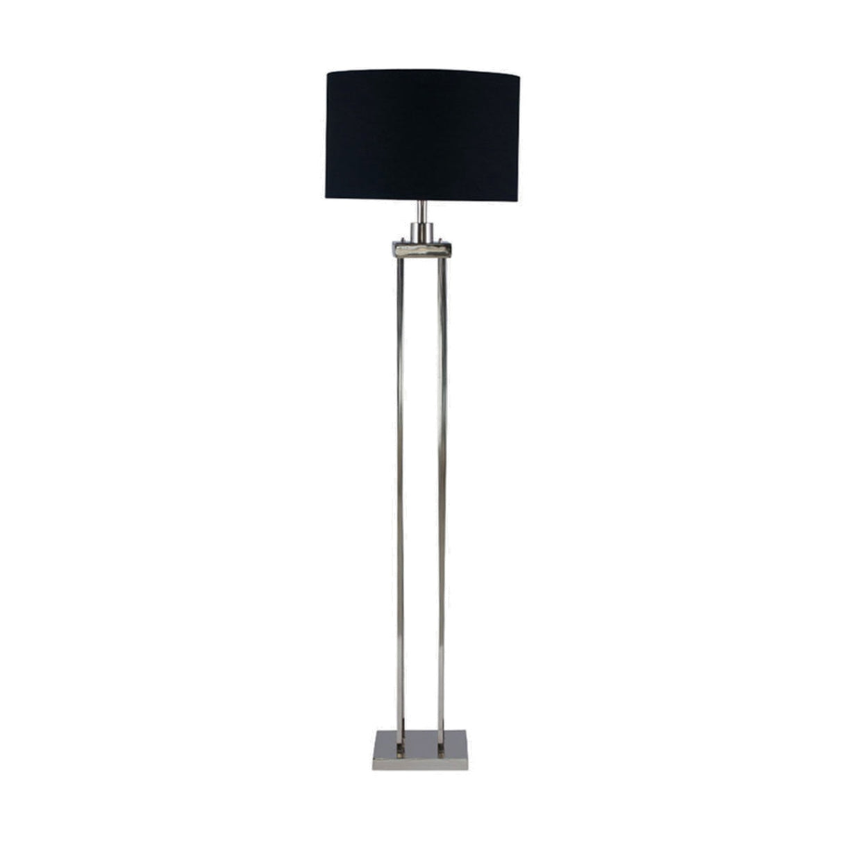 Langston Nickel Column Floor Lamp Base - 144cm