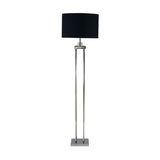 Langston Nickel Column Floor Lamp Base - 144cm