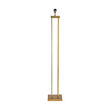 Langston Satin Brass Column Floor Lamp Base - 144cm