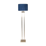 Langston Satin Brass Column Floor Lamp Base - 144cm