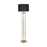 Langston Satin Brass Column Floor Lamp Base - 144cm