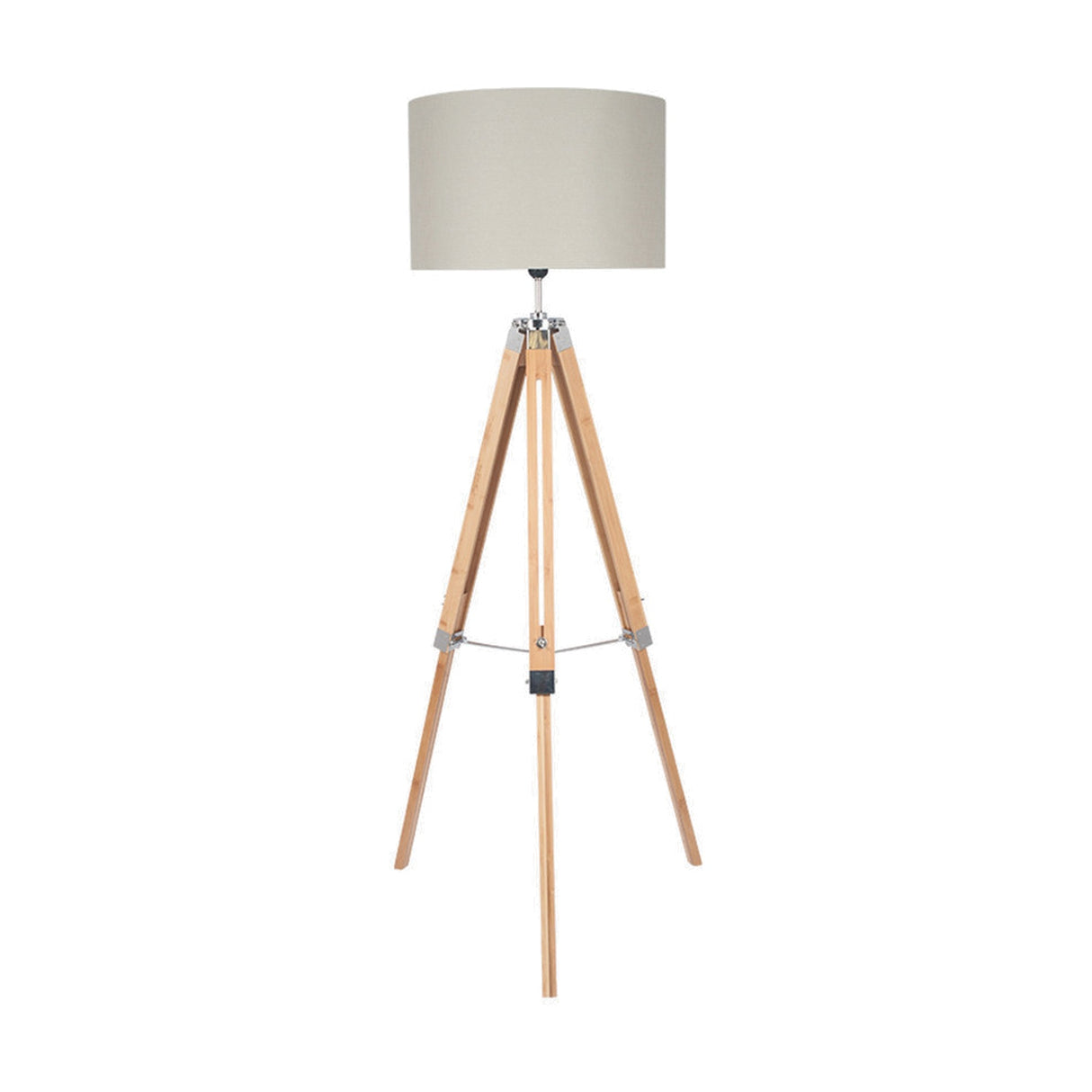 Sumba Bamboo Tripod Floor Lamp Base - 126cm