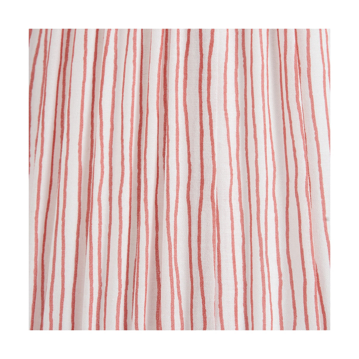 Alia Grey Wash Turned Mango Floor Lamp with Cinnamon Stripe Shade