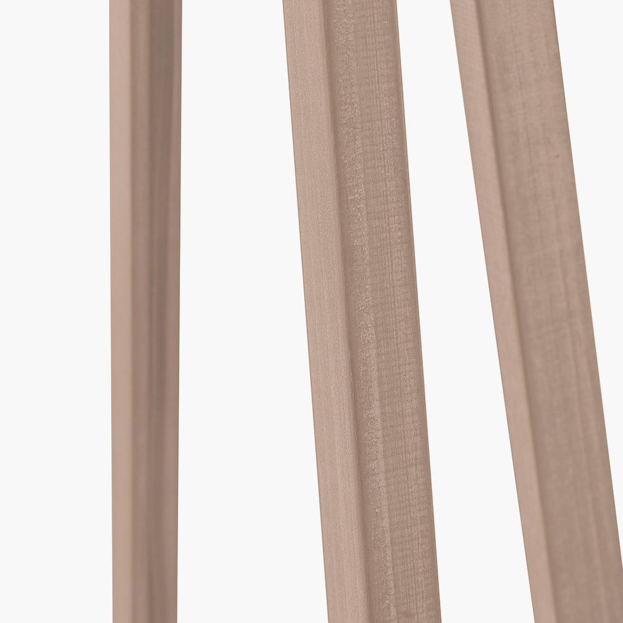 Whitby Grey Wash Wood Tapered 4 Post Floor Lamp with Linen Shade
