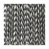 Whitby Matt Black Wood Tapered 4 Post Floor Lamp with Chevron Shade