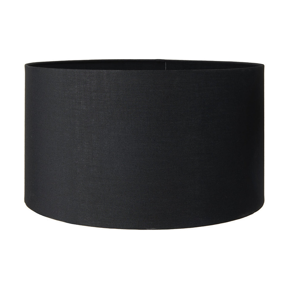 Claudius Nickel Stick Floor Lamp with Black Cotton Mix Shade - 160cm