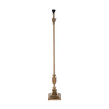 Canterbury Antique Brass Floor Lamp Base - 136cm