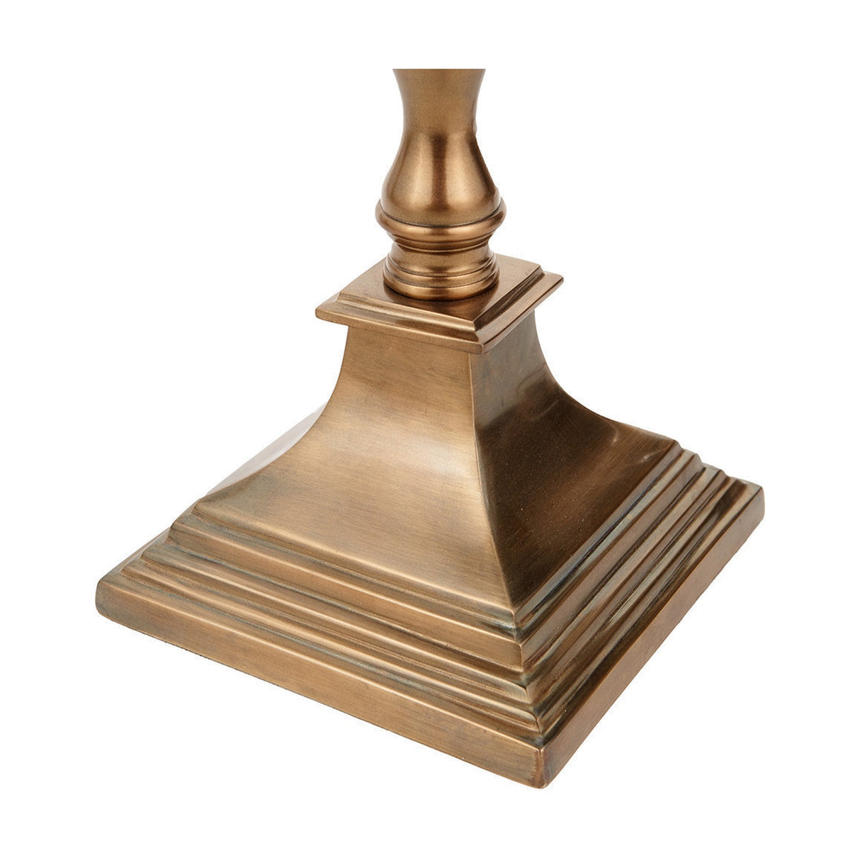Canterbury Antique Brass Floor Lamp Base - 136cm