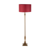 Canterbury Antique Brass Floor Lamp Base - 136cm