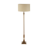 Canterbury Antique Brass Floor Lamp Base - 136cm