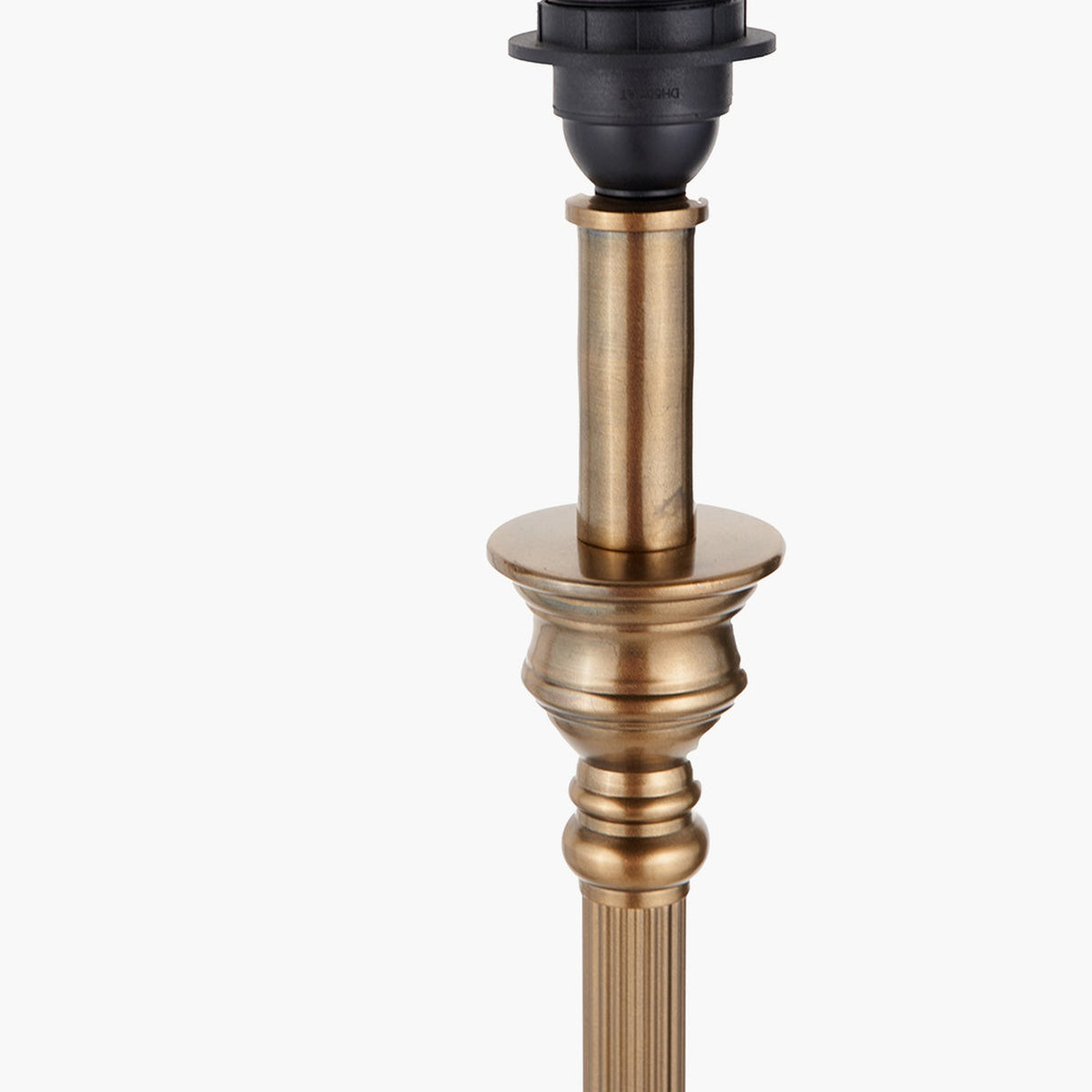 Canterbury Antique Brass Floor Lamp Base - 136cm