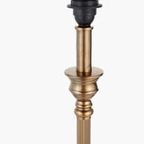Canterbury Antique Brass Floor Lamp Base - 136cm
