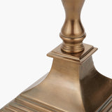 Canterbury Antique Brass Floor Lamp Base - 136cm
