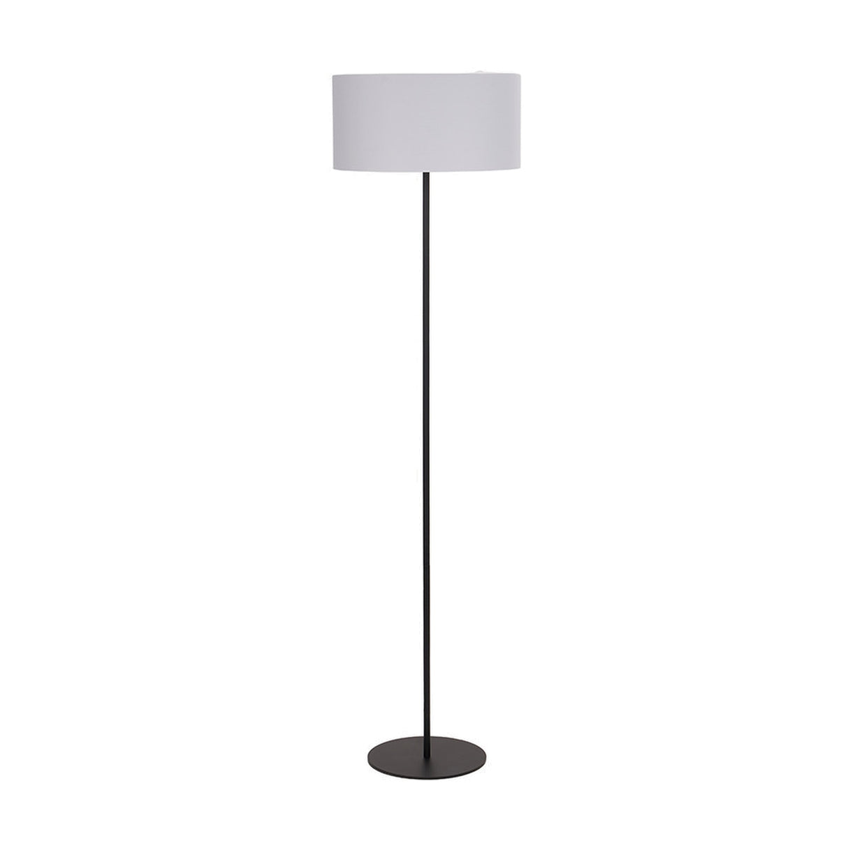 Elin Matt Black & Ivory Floor Lamp - 160cm